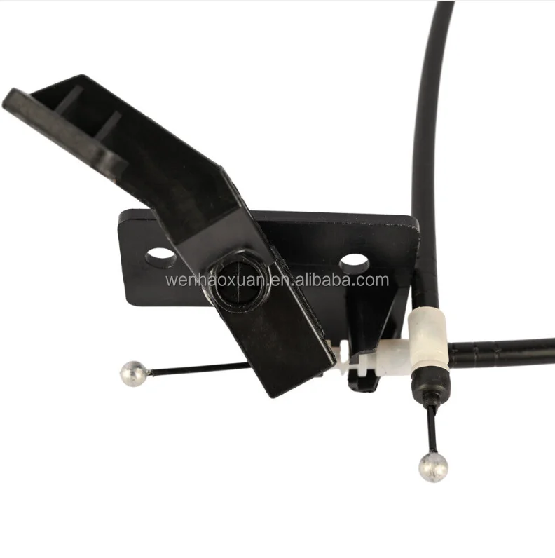 Accessori Cavo di rilascio del cofano 6824712 6AA 068247126AA Adatto a Jeep Renegade 1. 4L 1.8L 2.4L 2015-2018 (Color : Black