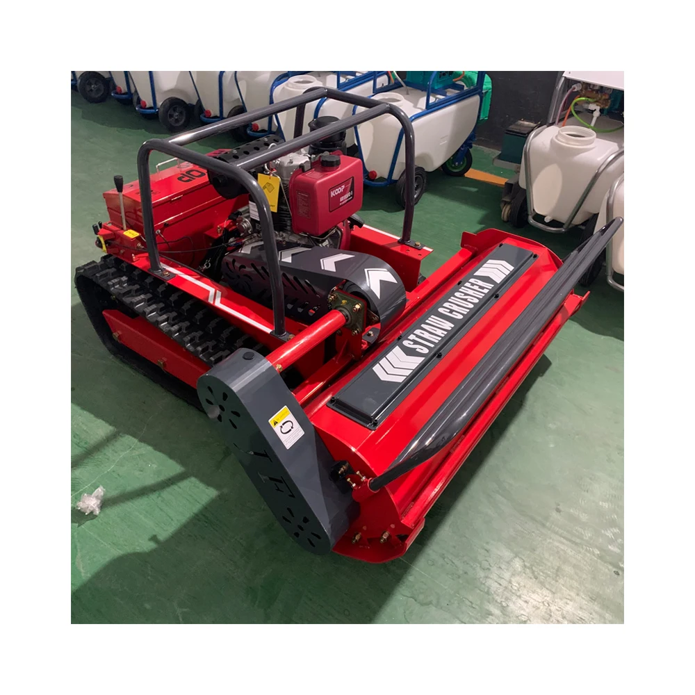 High Quality Ce Approve Grass Cutting Machine Crawler Brush Cutter for Agriculture Electric Remote Control Ai Robot Lawn Mower