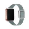 Linen blue-silver buckle