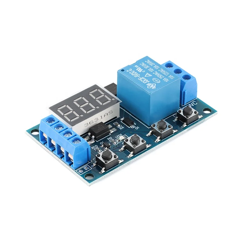 1CH Relay Module Delayed Power Off and Disconnect Trigger Triggering Delayed Cycle Timing Circuit Open HW-521B