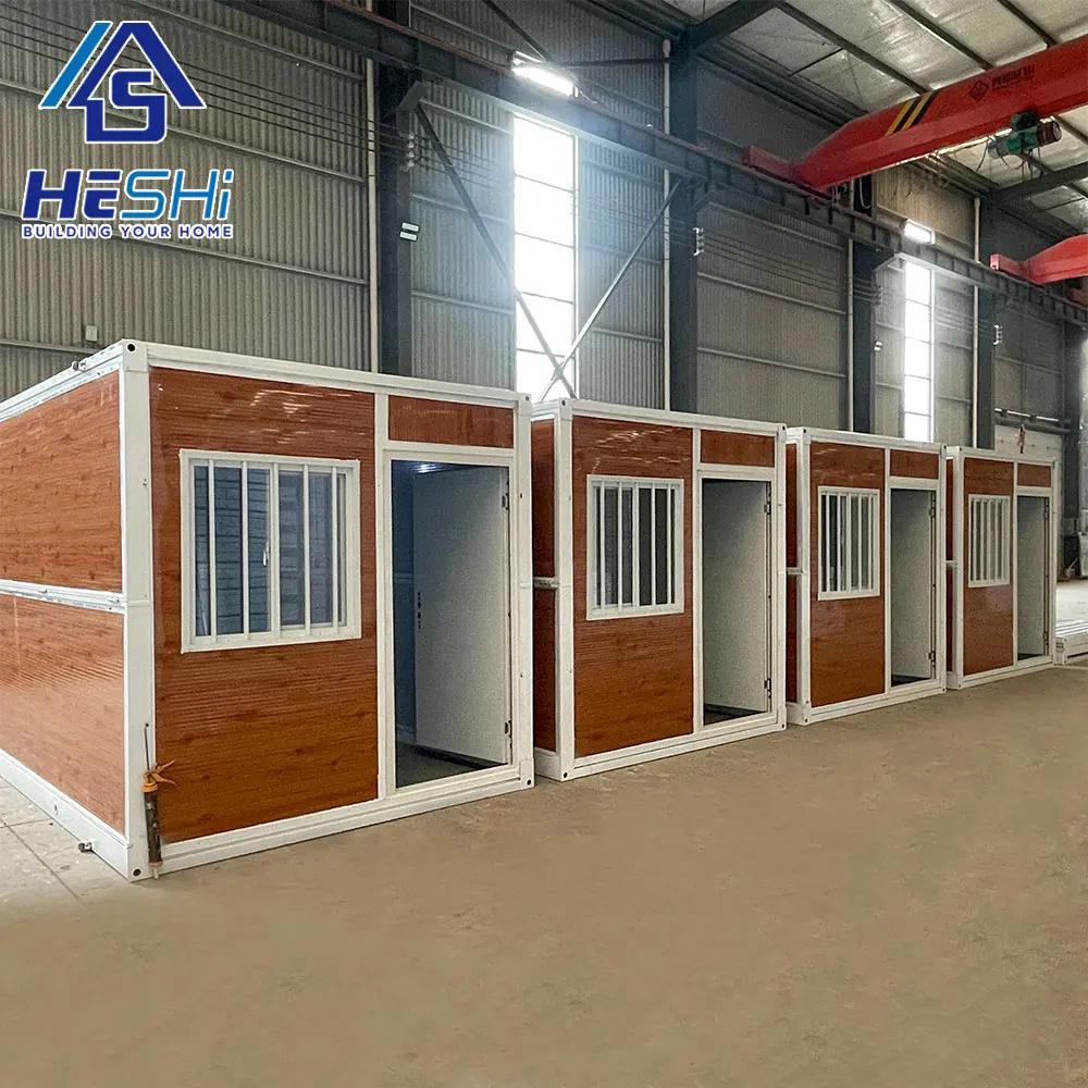 Custom Steel Structure Prefab Folding Container House Security ...