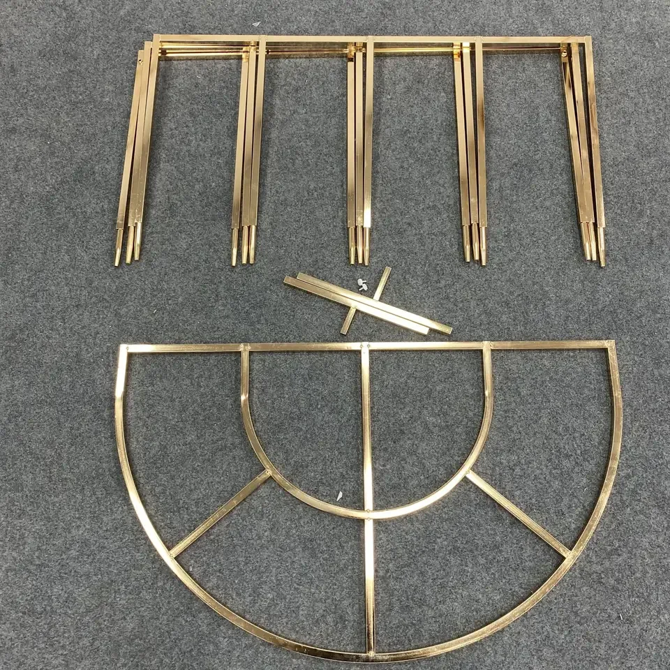 10 Striscioni Con Frange Metalliche Oro - Ghirlande Laminate 3m X 30cm Per Decorazioni Feste, Matrimoni, Addii Al Nubilato, Compleanni - 6
