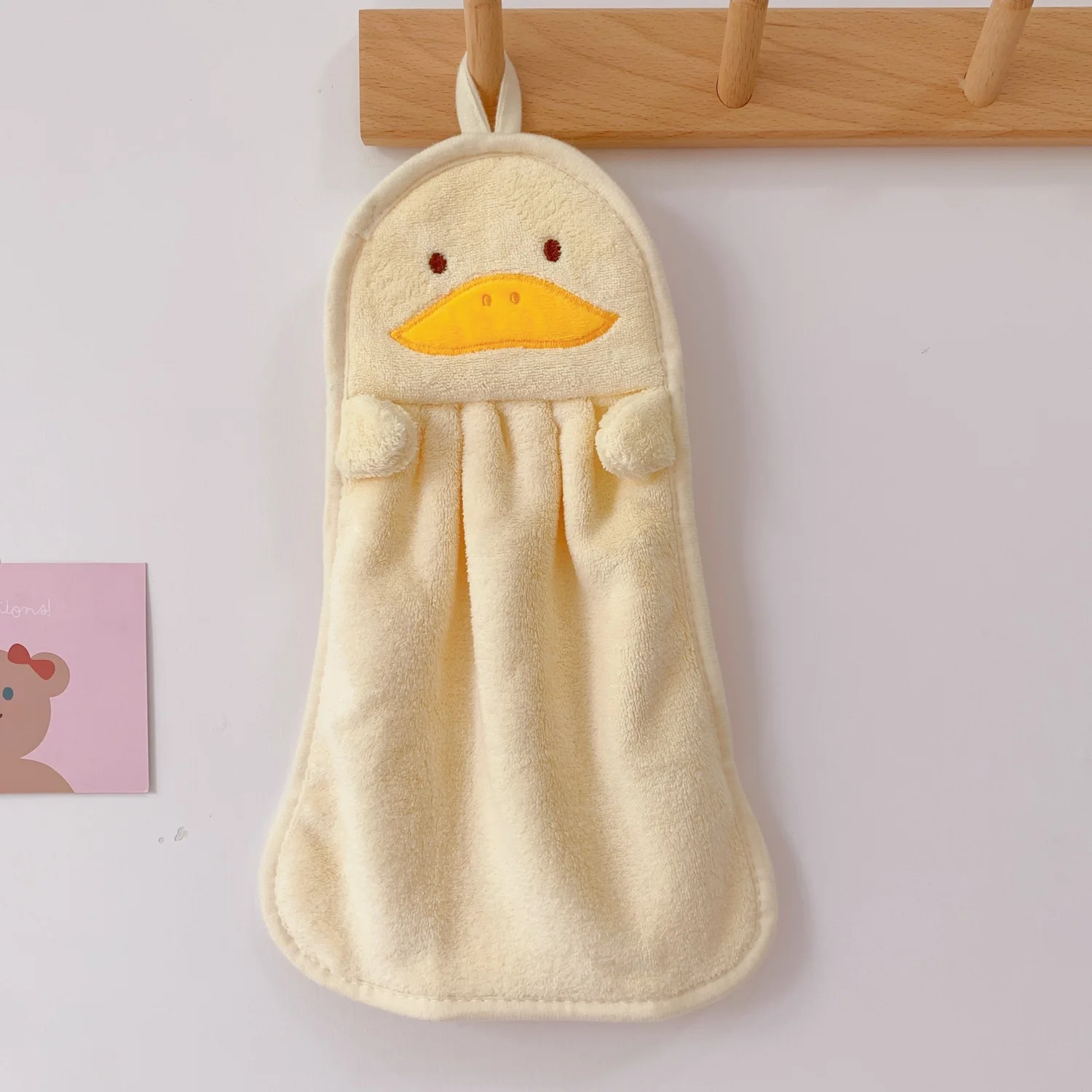 Cute hand towel penguin absorbent household hand towel kitchen hand towel  duck