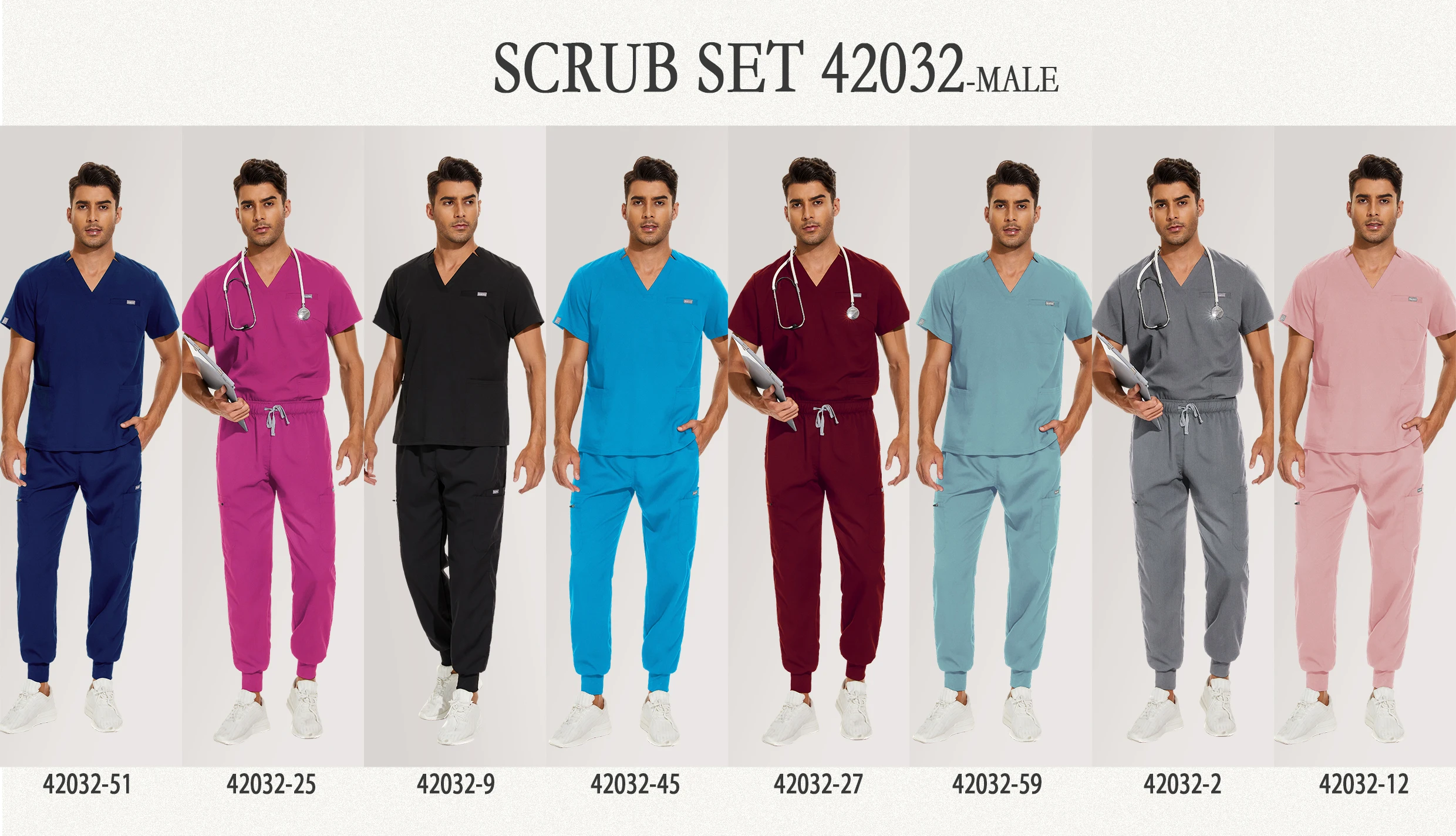 Custom Scrubs Hospital Uniforms Medic Scrubs Nurse Short Sleeve Top