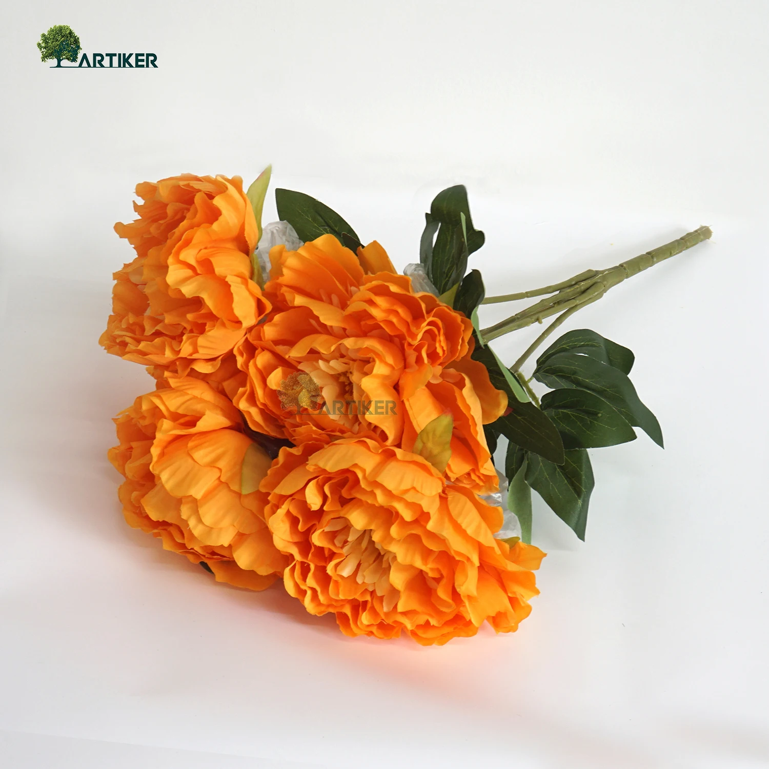 Flower Peony Box White Mini Rose Home Decor Table Runner Hydrangea