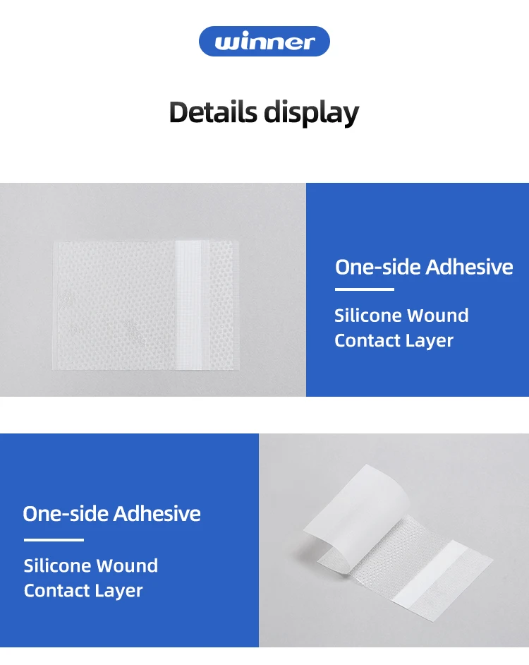 Medical Avoid Skin Demage Wound Care Dressing Surgical Silicone Wound ...