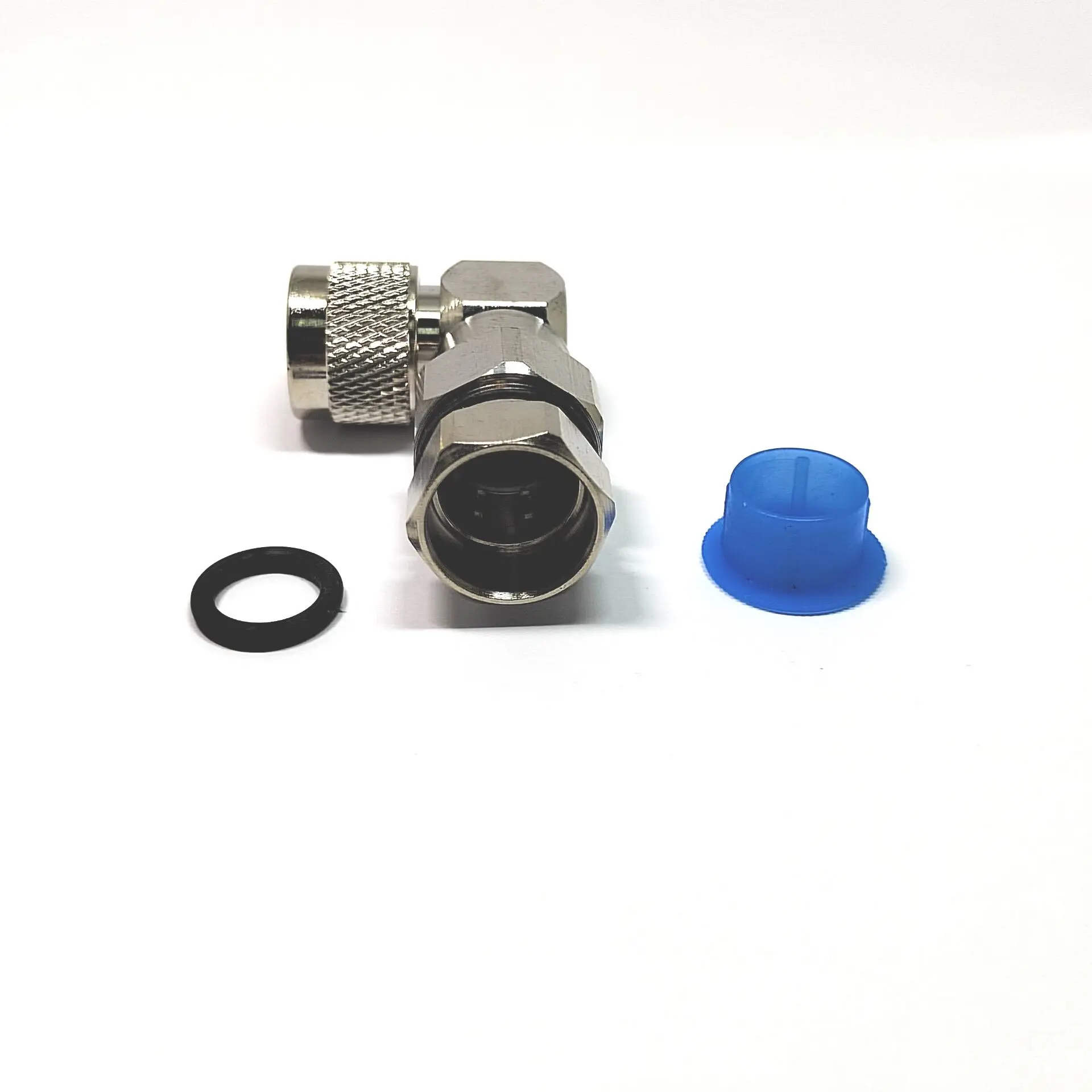 RA  N Type Male Plug Connector right angle for 1/2 feeder Flex Cable LDF4-50A rf coaxial connectors manufacture