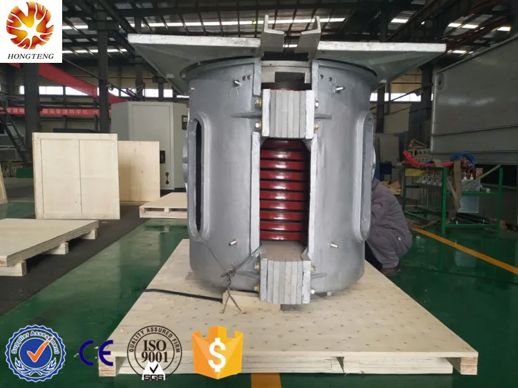 Factory Price Foundry Machine Induction Smelting Smelter Crucible Furnace Melting Recycling Copper Scrap Zinc for Sale