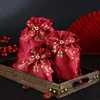 Burgundy letter bow double happiness character