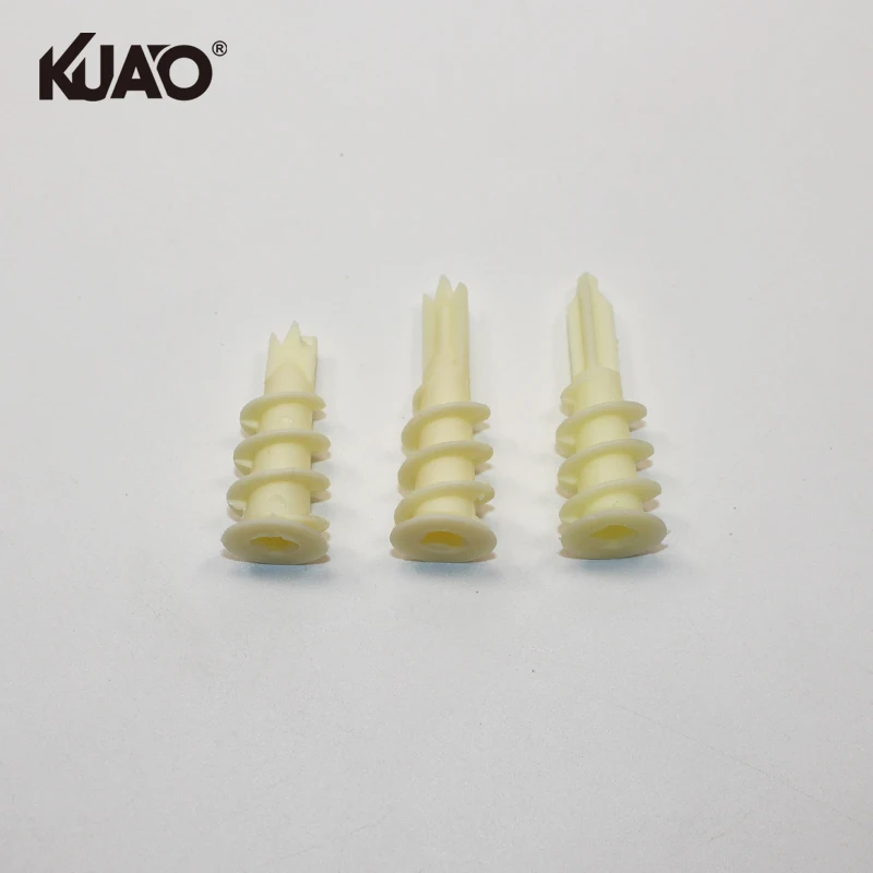 Plastic Sharp Point Expansion Tube Screw Self Drilling Drywall Plasterboard Anchor