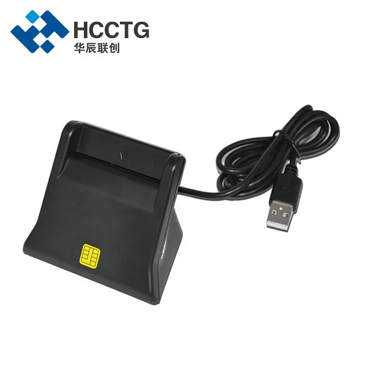 Access Control Desktop ATM EMV USB 2.0 CCID Smart Chip Card Reader Support PC/SC Driver DCR31