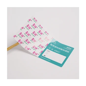 Custom printed paper label sticker Thermal Label Customized Sticker Paper Roll
