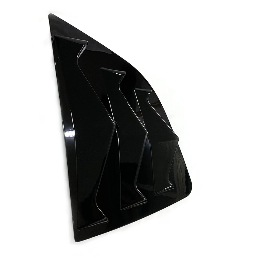 product rear side vent window scoop louver trim for 2014   2020 honda fit jazz 2015 2016 2017 2018 sport style car exterior decoration-10