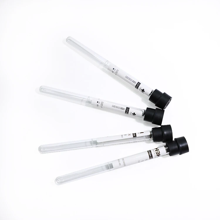 Hbh 1.6 Ml Esr Tube Black Top Blood Tube - Buy Esr Tube,Esr Tube Clear ...