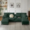 Green + Corduroy + 4 Seat