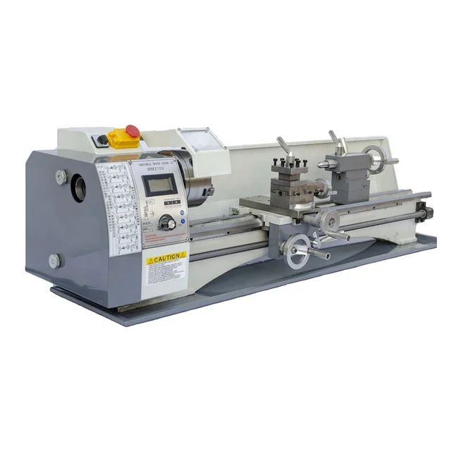 New1100W Germany Technology High precision  WM210V lathe machine Mini Metal Lathe Machine 8" X 16"/24"/32"