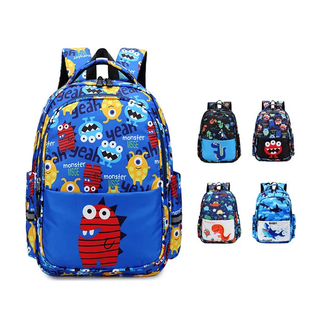 Custom Brand School Backpacks Bag For Primary School Students Printing Safty Backpack With Reflective Tape For Young Boy sac