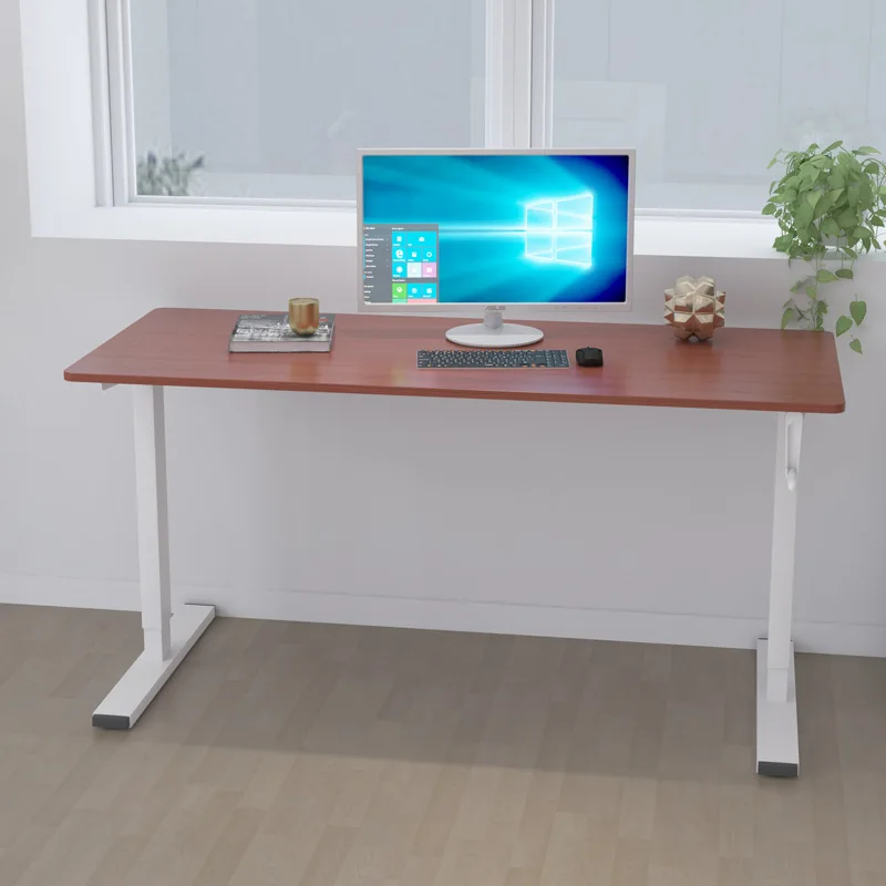 Metal Office Lift Table Computer Standing Desk Motorized Frame Height