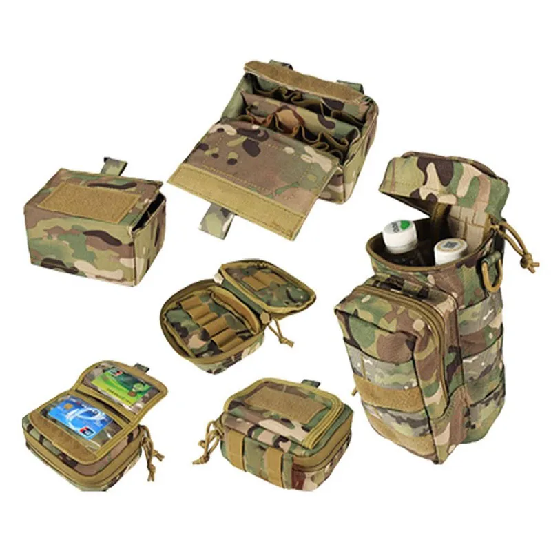 Tactical Waistband Hunting Waist Security Gadget Pouch Waist Bag with Pouches Multi Functional Carrying Equipment Belt