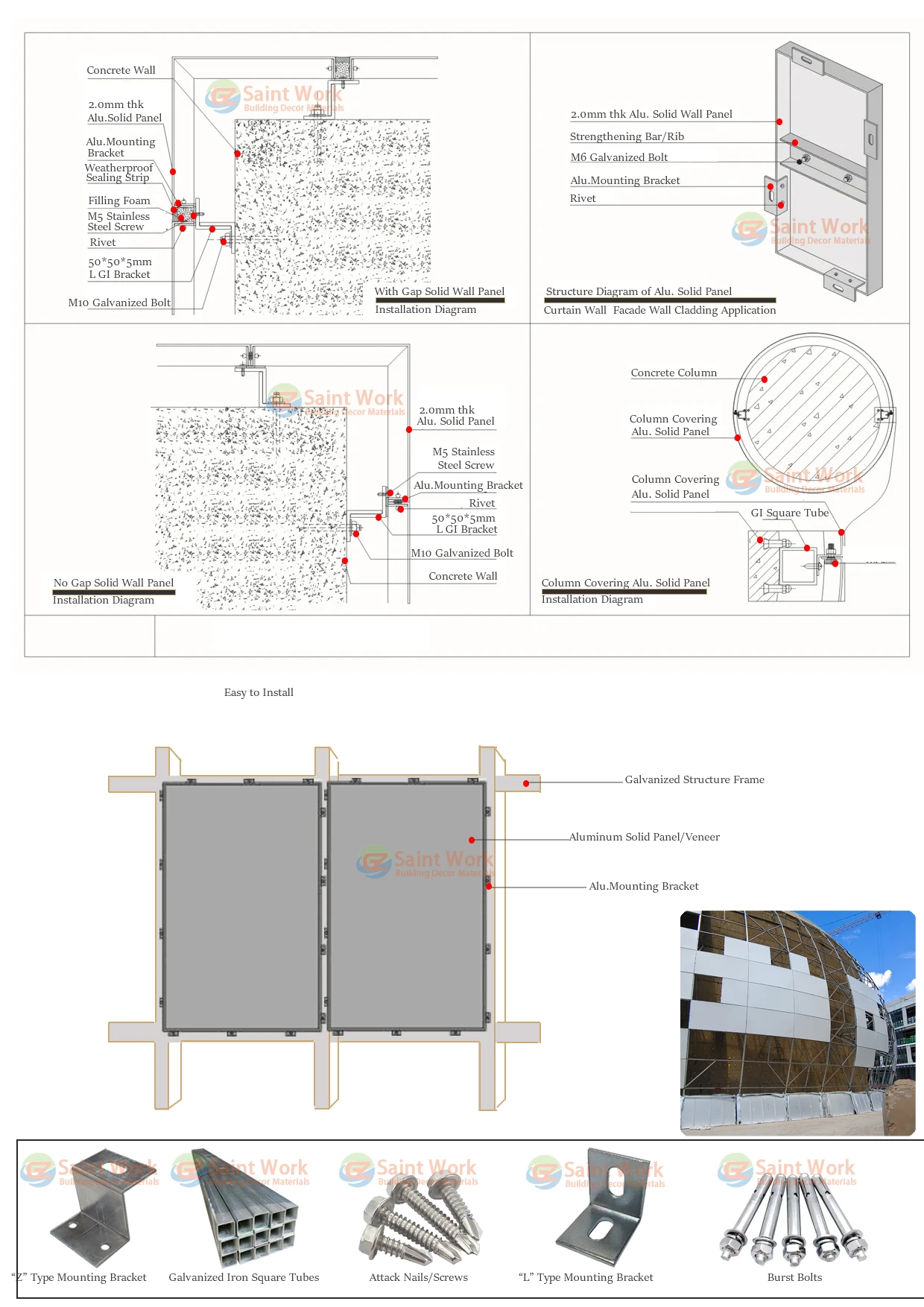Wood Grain Curtain Walls Aluminium Cladding Panels For Office Buildings ...