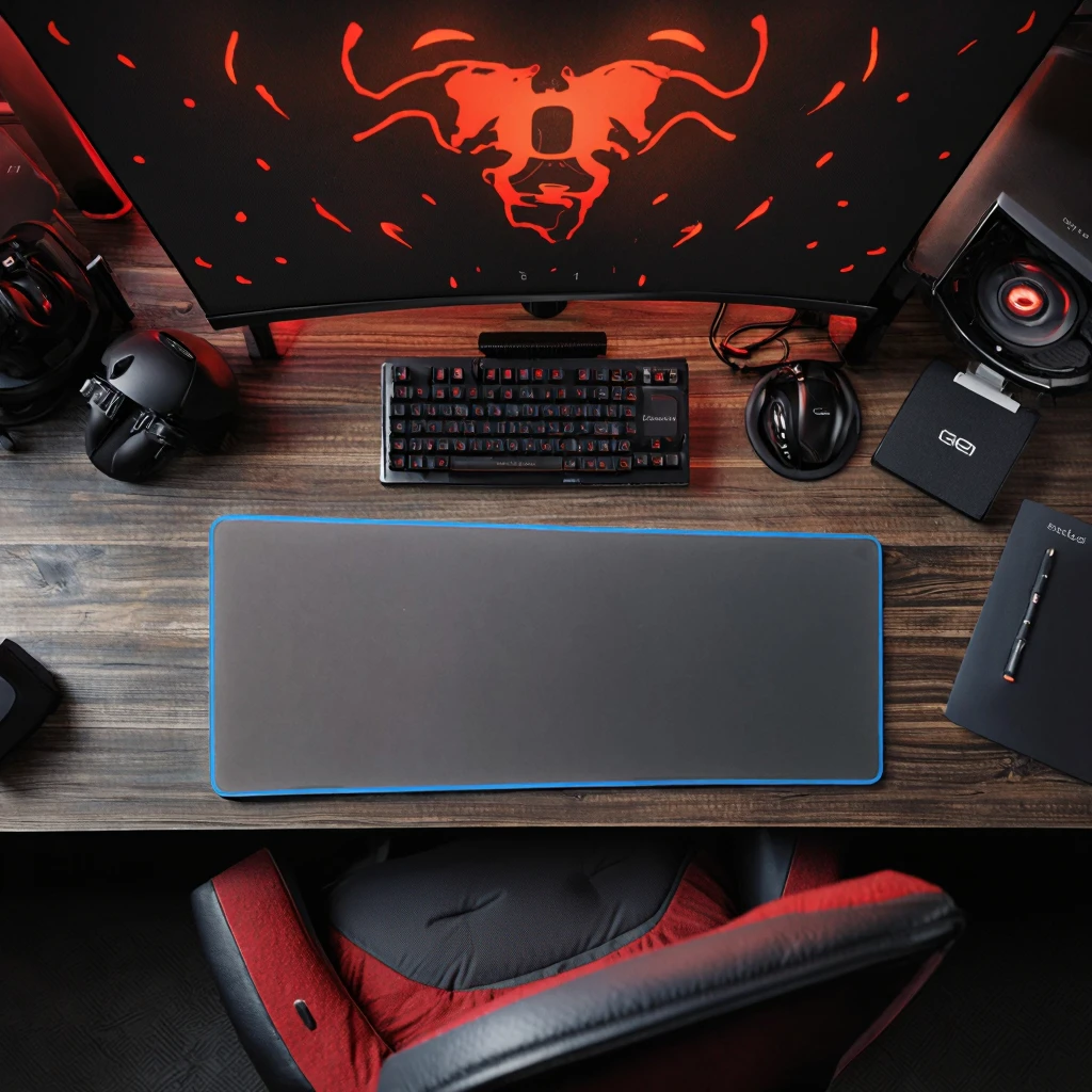 High Performance Overlocking Heated for Computer Use in Household Settings Custom Printed Large Square Gaming Mouse Pad