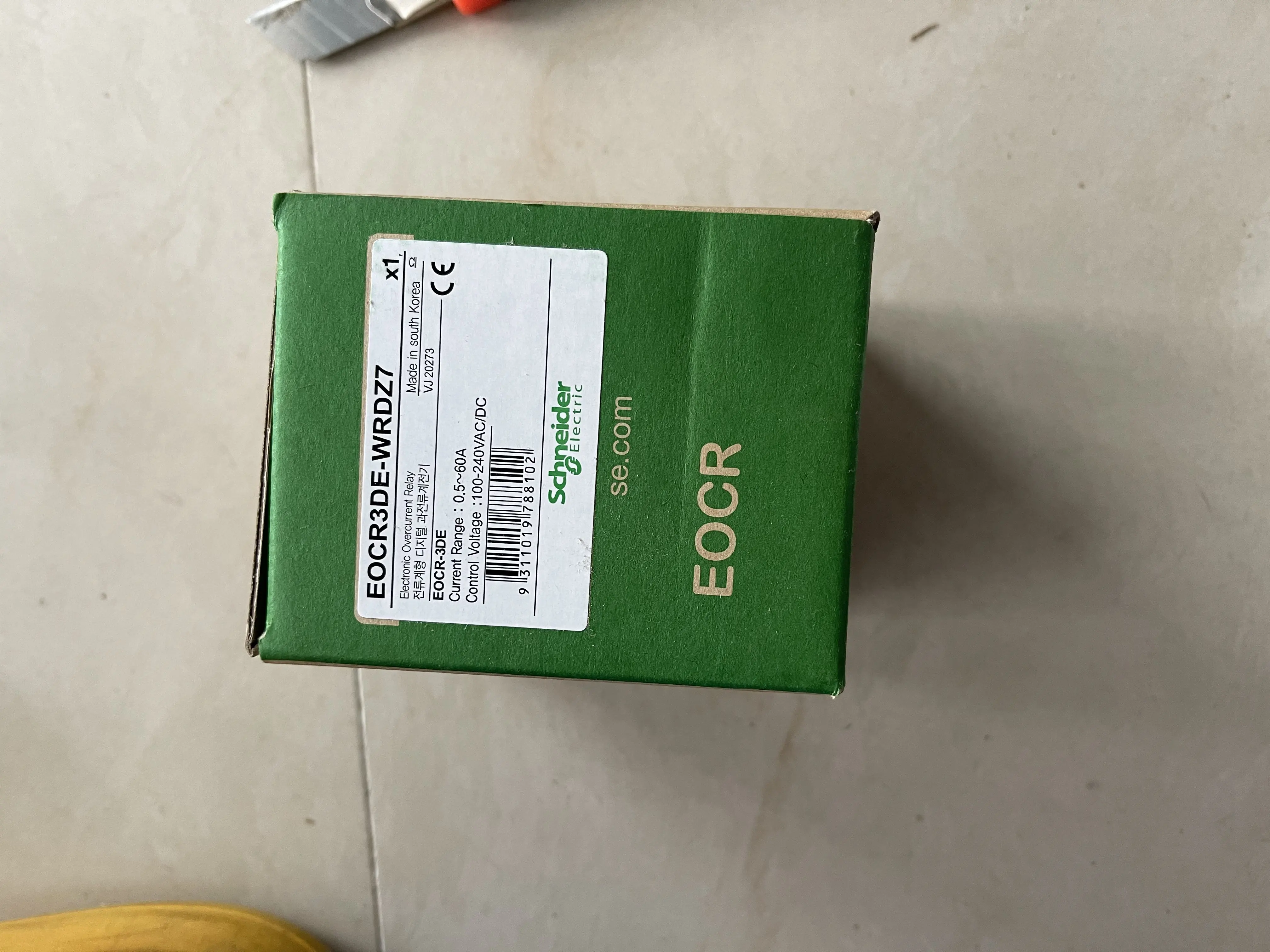 Schneider Electronic Overcurrent Relay EOCR3DE-WRDZ7 Schneider Electronic Overcurrent Relay EOCR3DE-WRDZ7