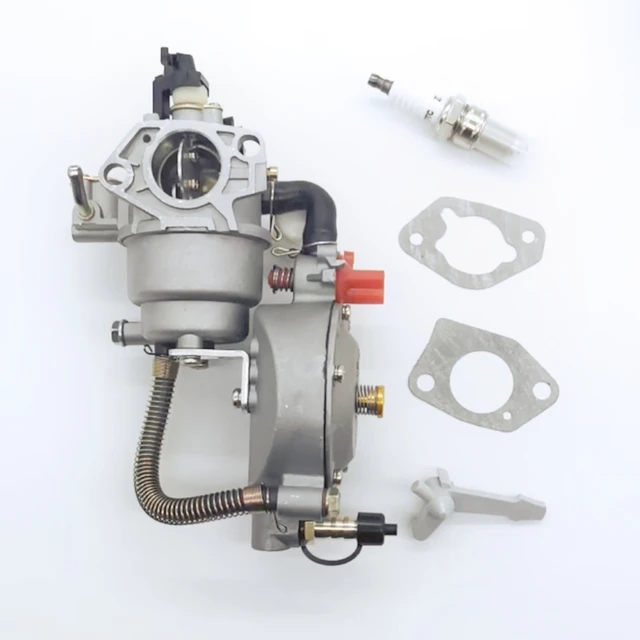 Free sample motorcycle accessories Dual fuel LPG carburetor for 188F GX390 GX340 4.5KW-6KW natural gas generator