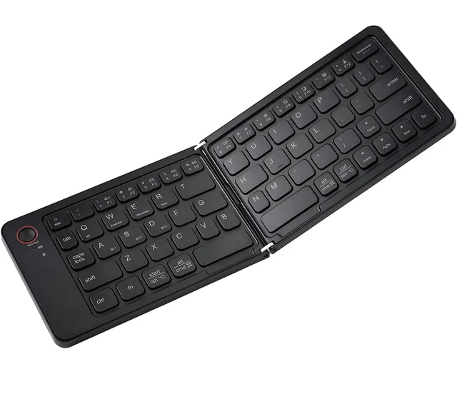 New Mini Wireless Foldable 2.4Ghz Anti-Ghosting USB Type-C Keyboard for Phone Tablet Portable Travel Friendly