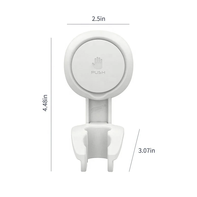 Strong Removable Vacuum Suction Cup Non PVC Bathroom Hooks Shower Hanger Suction Holder Wall Hook