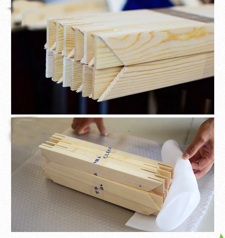 Pine Wood Solid Wooden DIY Stretcher bar Canvas Frames for Painting by Numbers