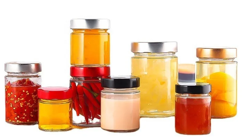 Bocaux En Verre 353 Ml (1 Lb) Avec Couvercles Hermétiques – Parfaits Pour Miel, Confiture, Conserve