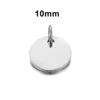 Inner hole, steel silver, 10mm