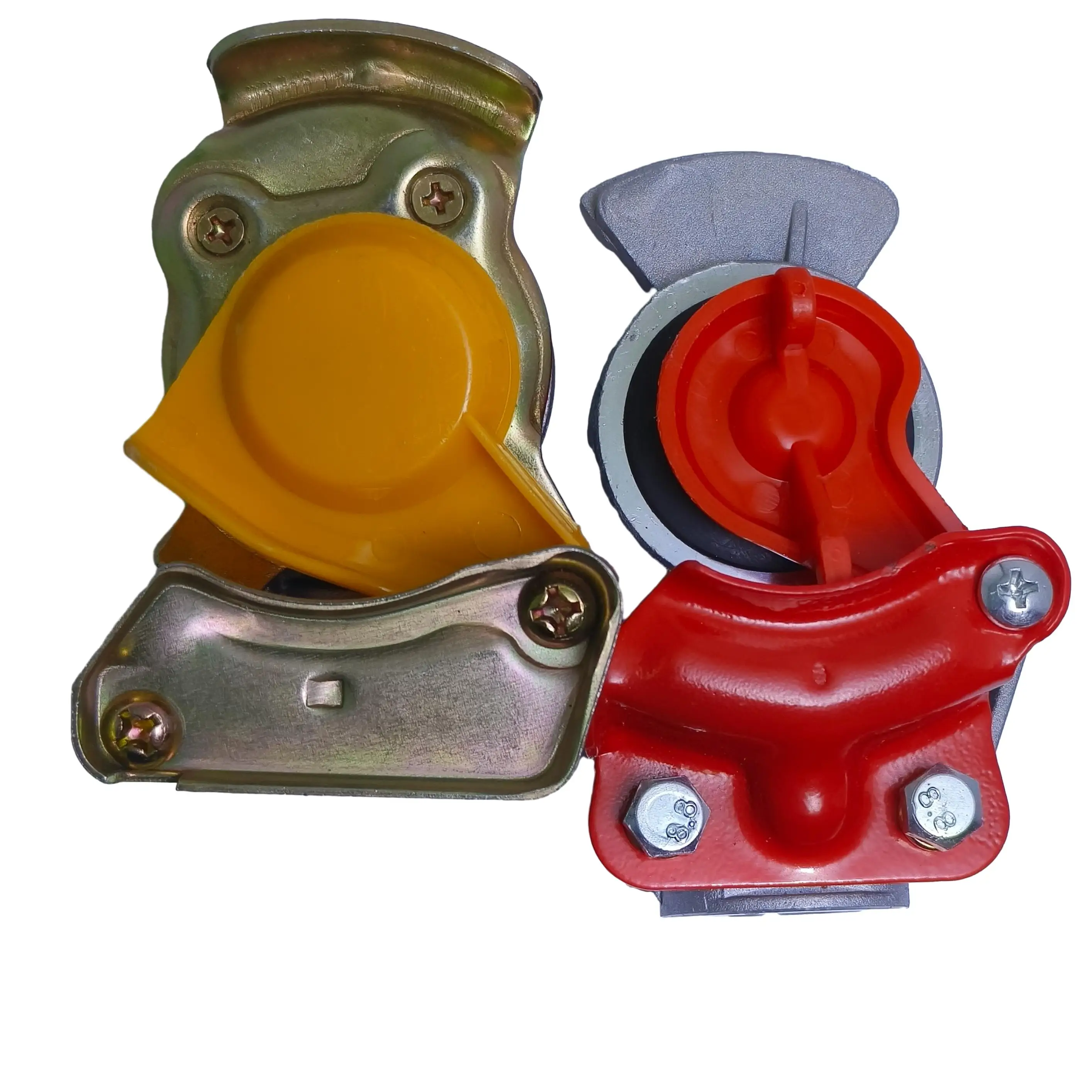 Buy KOOTANS 15Ft 3 In 1 ABS 7 Way Electrical Cable And Rubber Air Line Hose Wrap Assembly With Aluminum Service Emergency Glad Hands And Extension Handles For Semi Truck Trailer Tractor - Foto 10