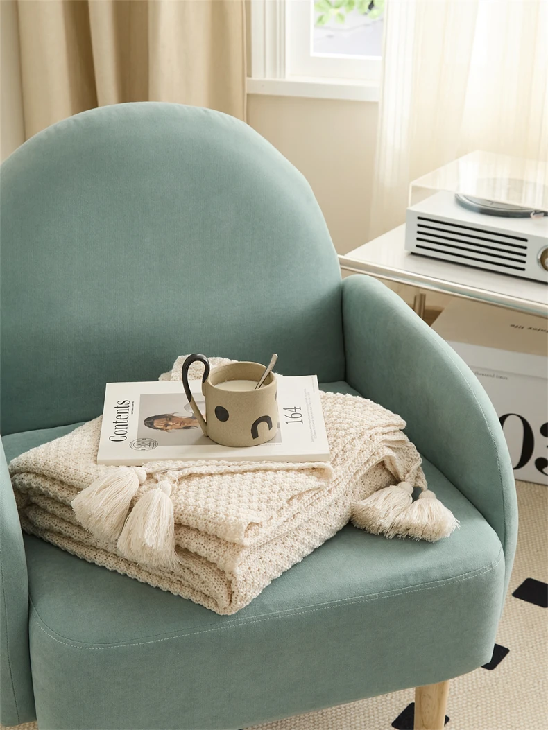 product adult comfort knitted blanket in multiple colors and sizes 100 acrylic suitable for sofas and other items jy-63