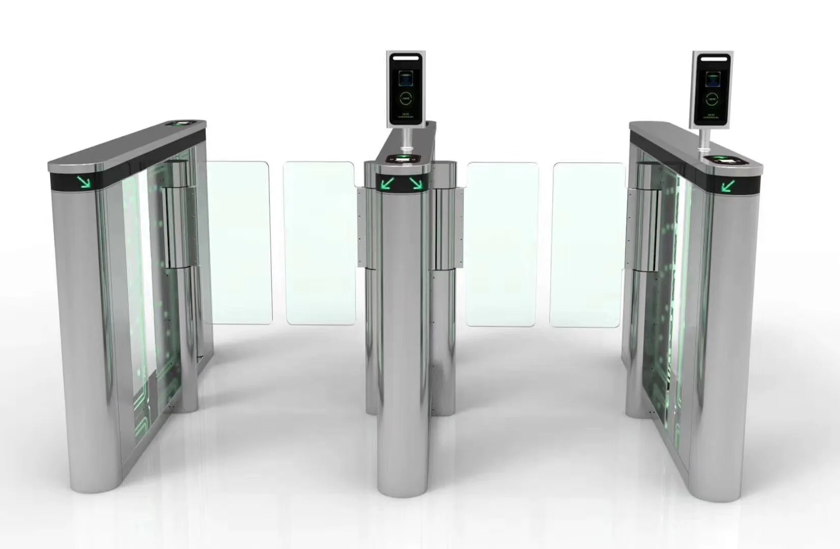 Zento Face Recognition Door Automatic Induction Speed Lane Turnstile for Supermarket Entrance and Exit