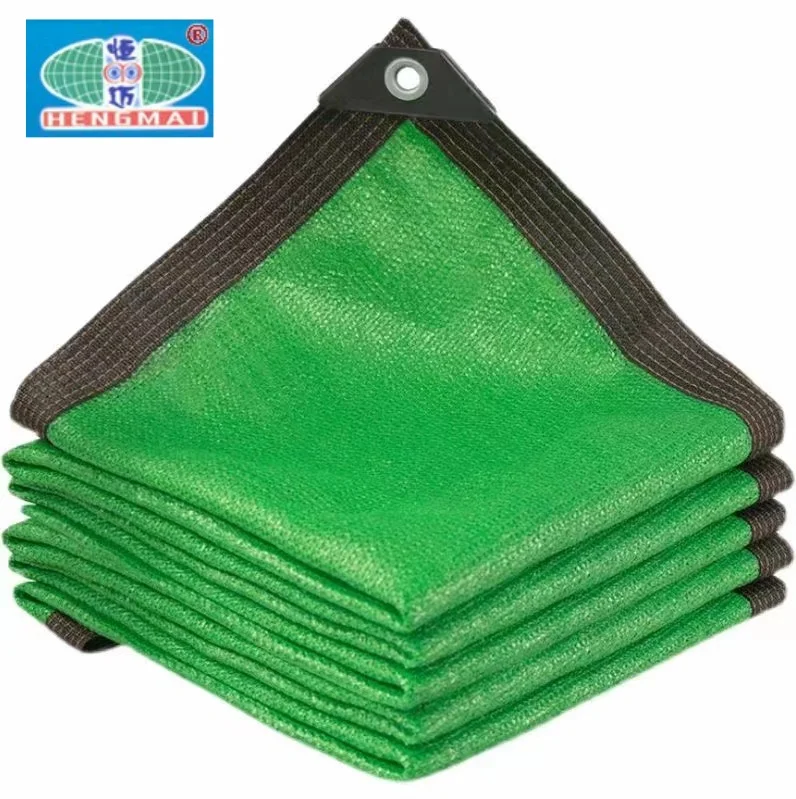 High Quality HDPE Waterproof Dark Green Plastic Fencing Net Sun Shade Net Cloth