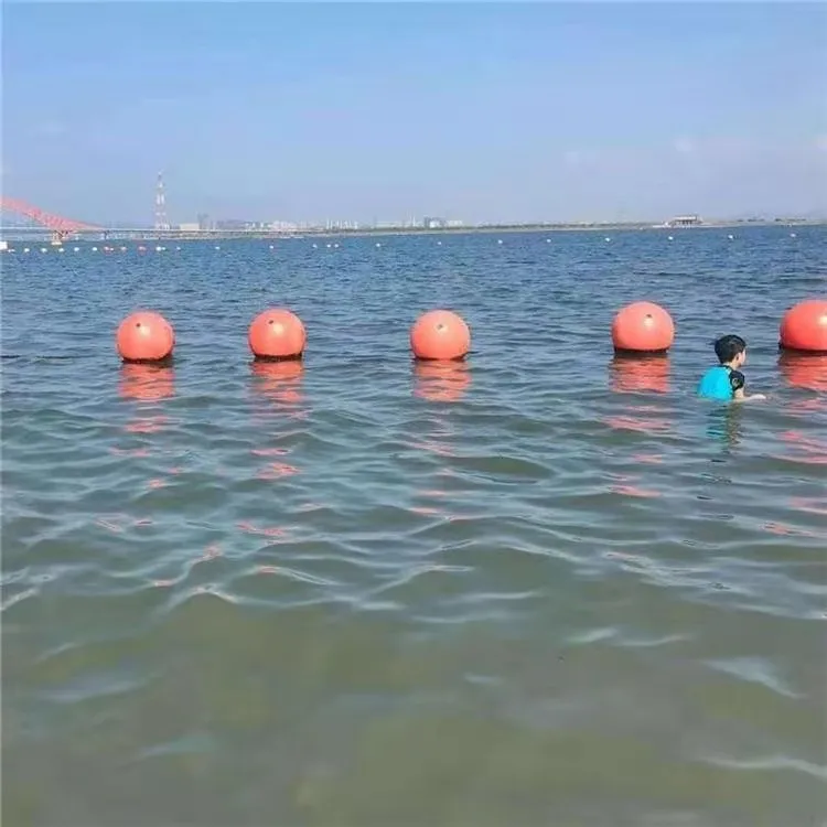 Diameter 400mm Spherical Plastic Foam Filled Buoys Are Used For River ...