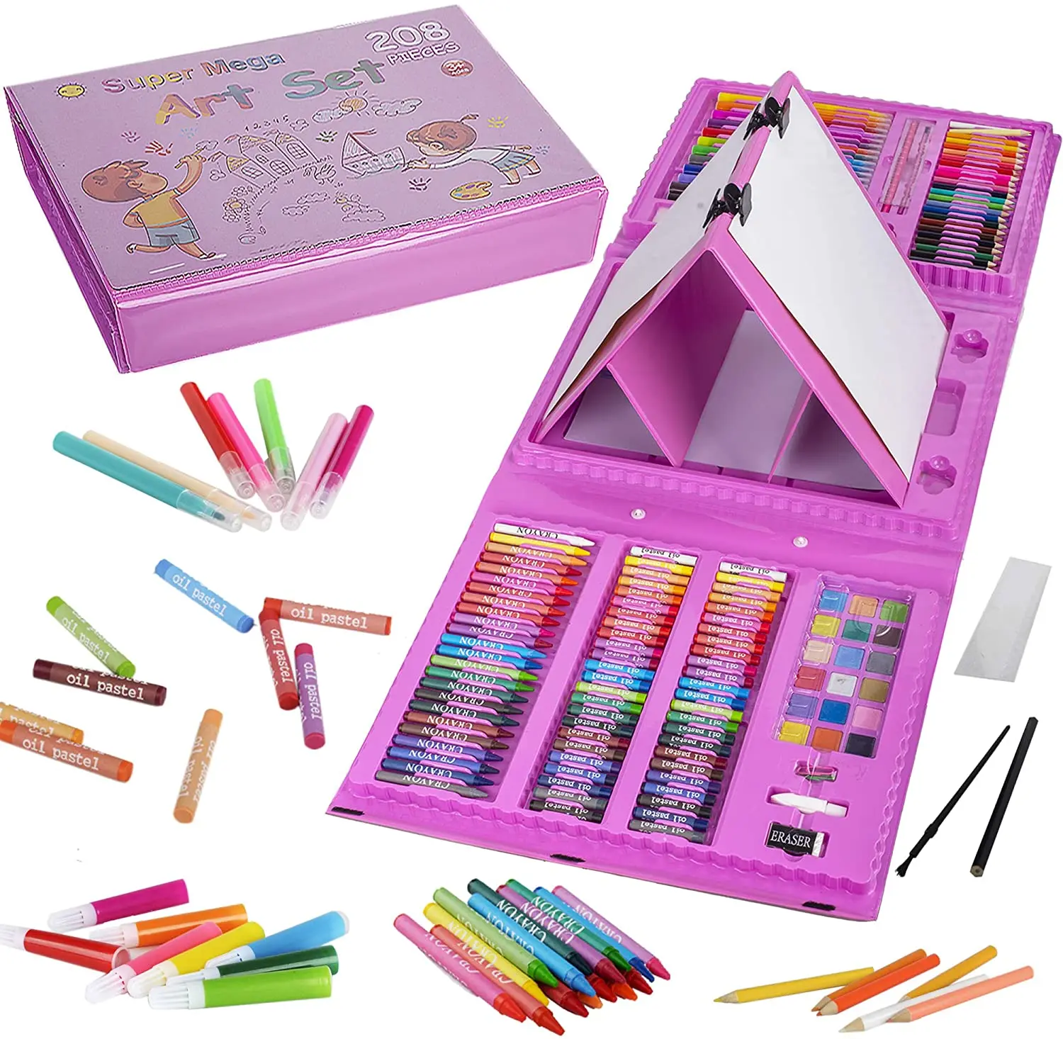 Ready-to-ship Products Hot Sale Kids Art Set Children Drawing Set Art  Materials Set 208 Pcs - Buy Art Drawing Set 208pcs,Art Materials Set,Hot  Sale