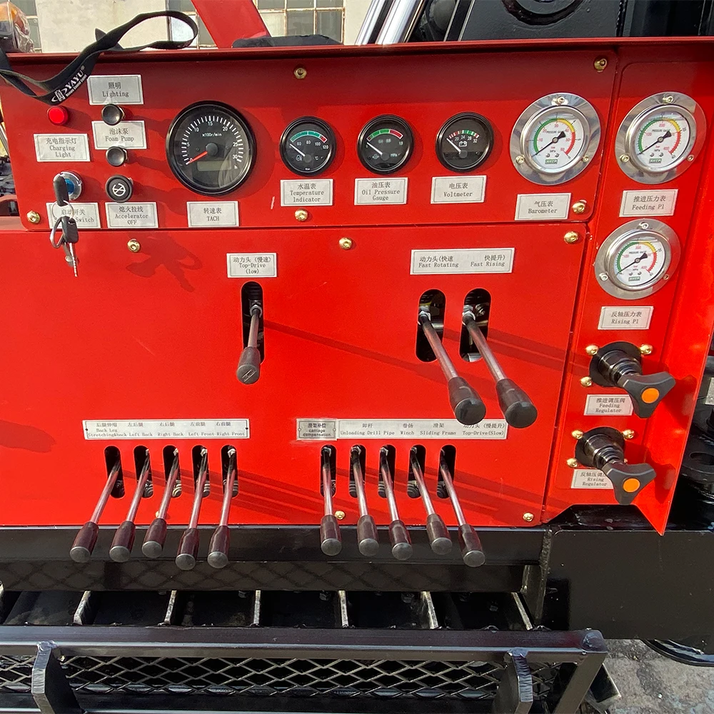 CSRC200B Essential Reverse Circulation Mining Gearbox 200m Diesel Drilling Rig Machine for Farm Piling Core Sampling Coal New
