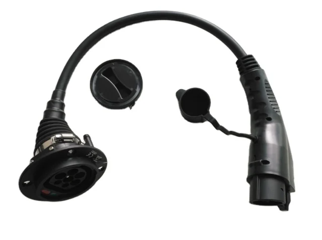 
 230V 32A 0,5 M 62196 Тип 2 штекер к SAE J1772 тип 1 штекер EV зарядный адаптер  