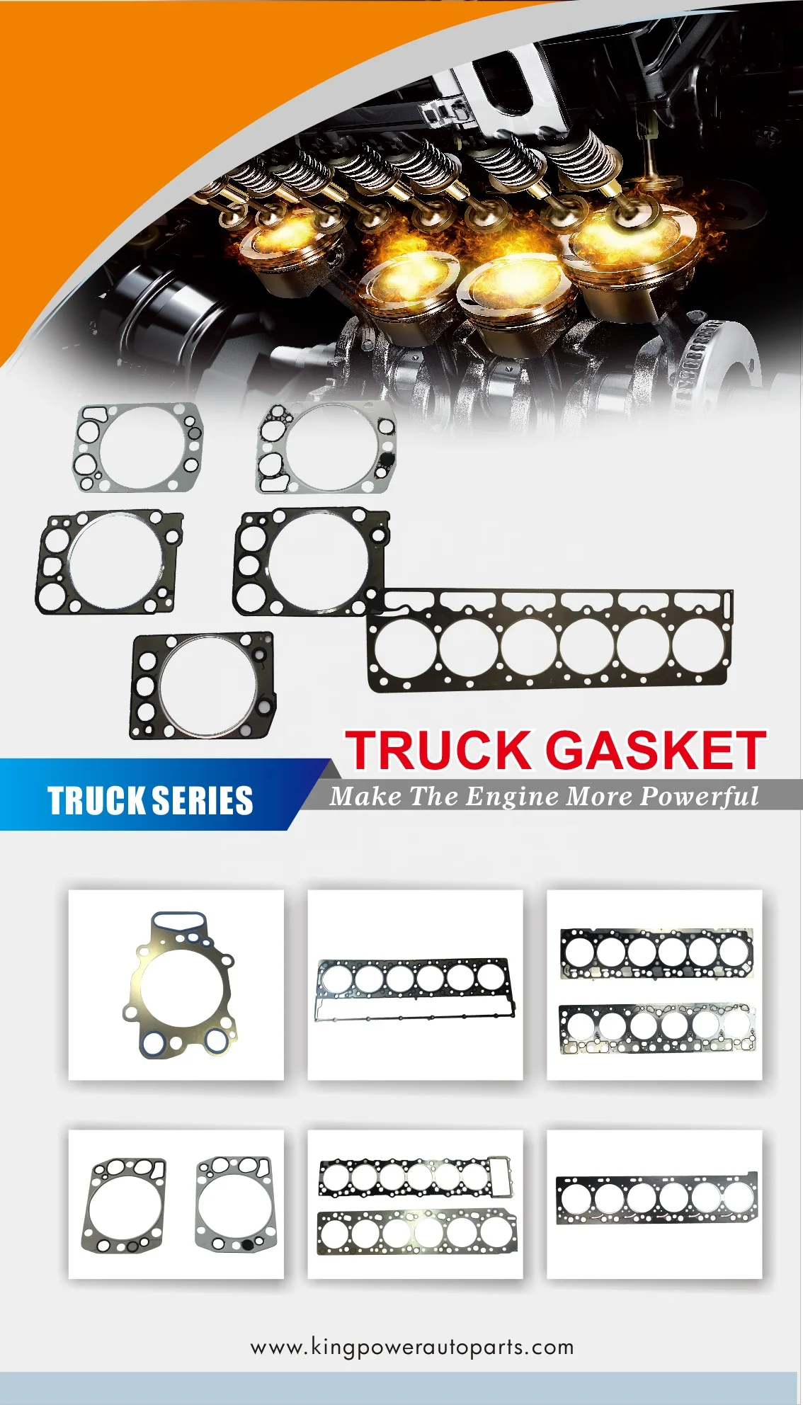 Cylinder Head Gasket Set for MAN MERCEDES BENZ TRUCK 128MM