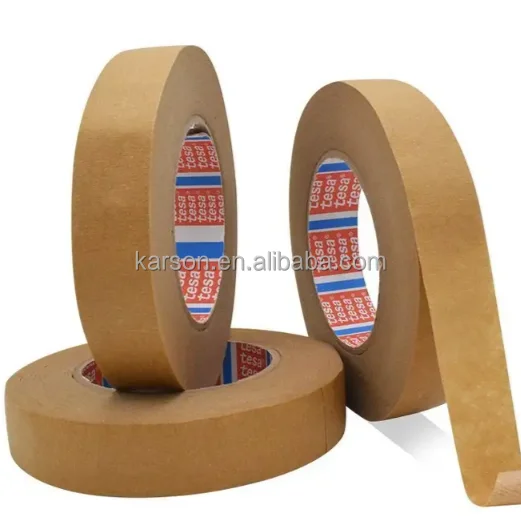 Tesa 4341 Self Adhesive Brown Paper Tape 50mm x 50m 1 roll