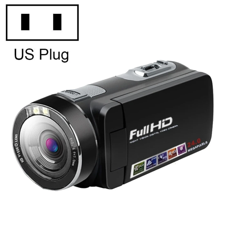 新品 ビデオカメラ 4K 48MP 30FPS18Xデジタルズーム リモコン