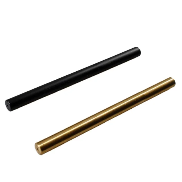 Рождественский подарок матовая черная латунная гелевая ручка с индивидуальным логотипом школьные офисные ручки