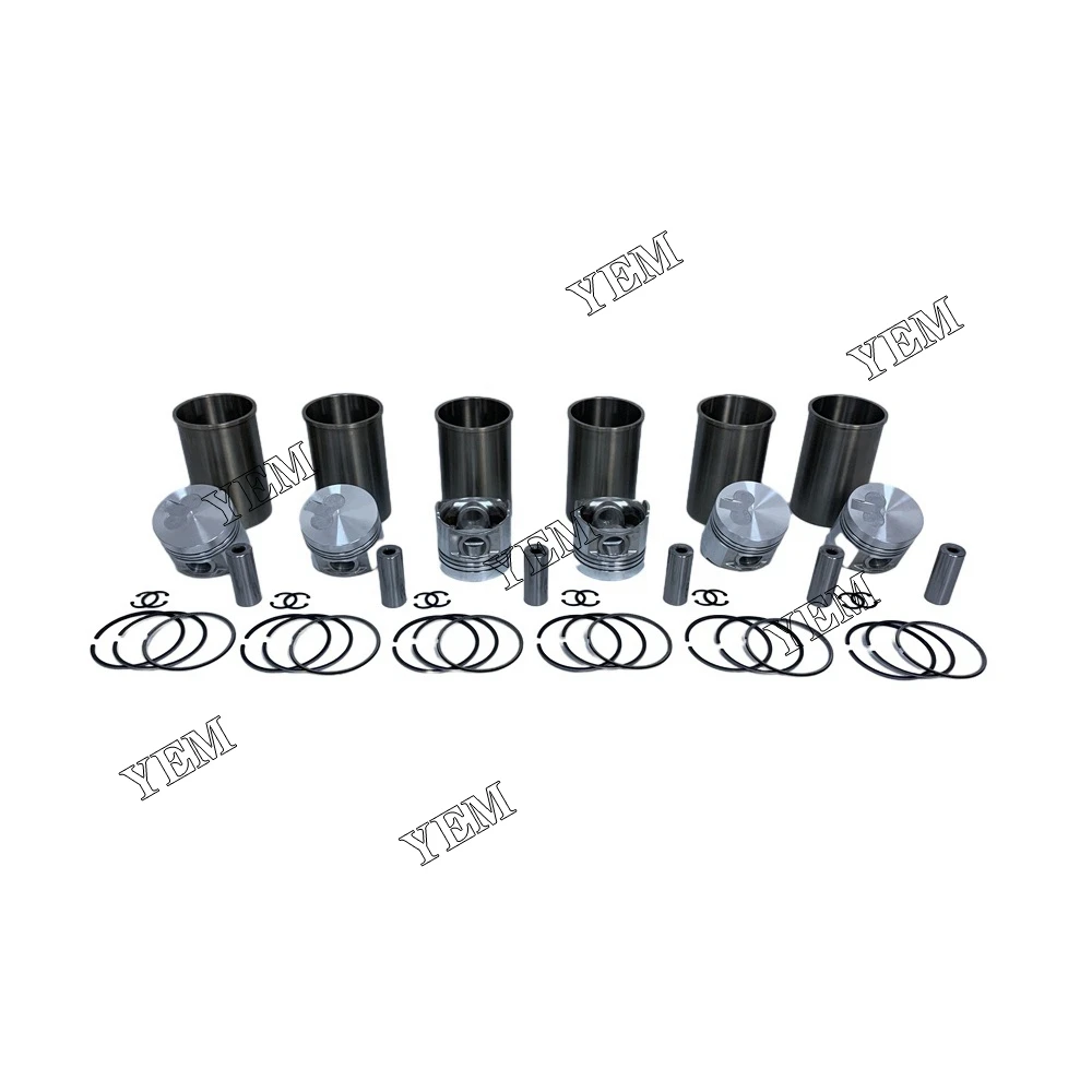New Original Quality Engine Cylinder Liner Kit With Pistons Rings Liner For Nissan TD42 Excavator Tractor Forklift Spare Parts