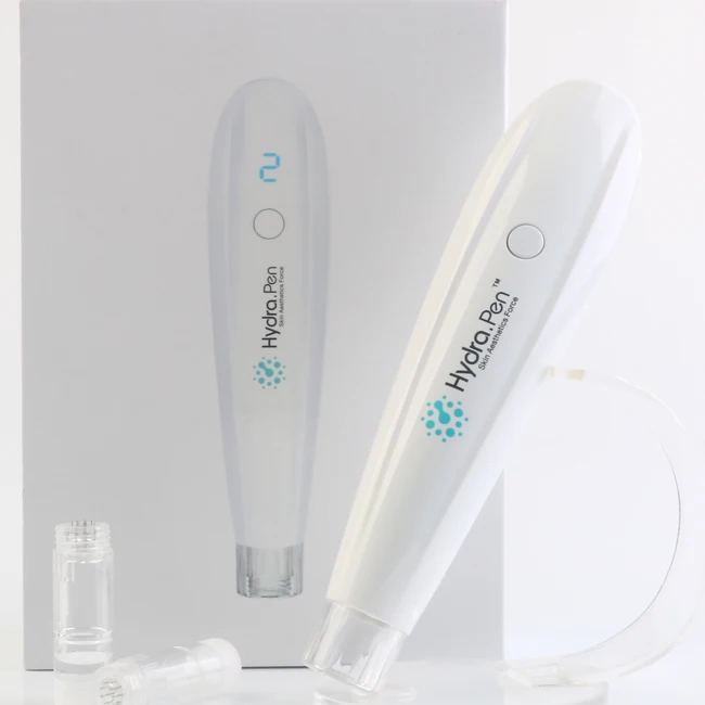 Гидравлическая роликовая ручка H2, микроигла для лица, авторучка Meso H2 Hydra derma pen, быстрая доставка, заводская цена