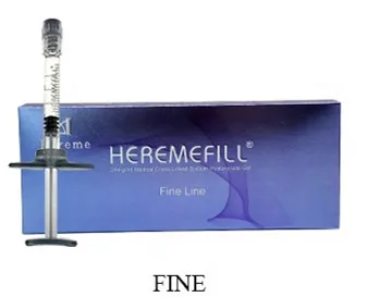 Hereme lips augmentation nose cheek HA gel injection cross-linked hyaluronic acid dermal filler for lip injections