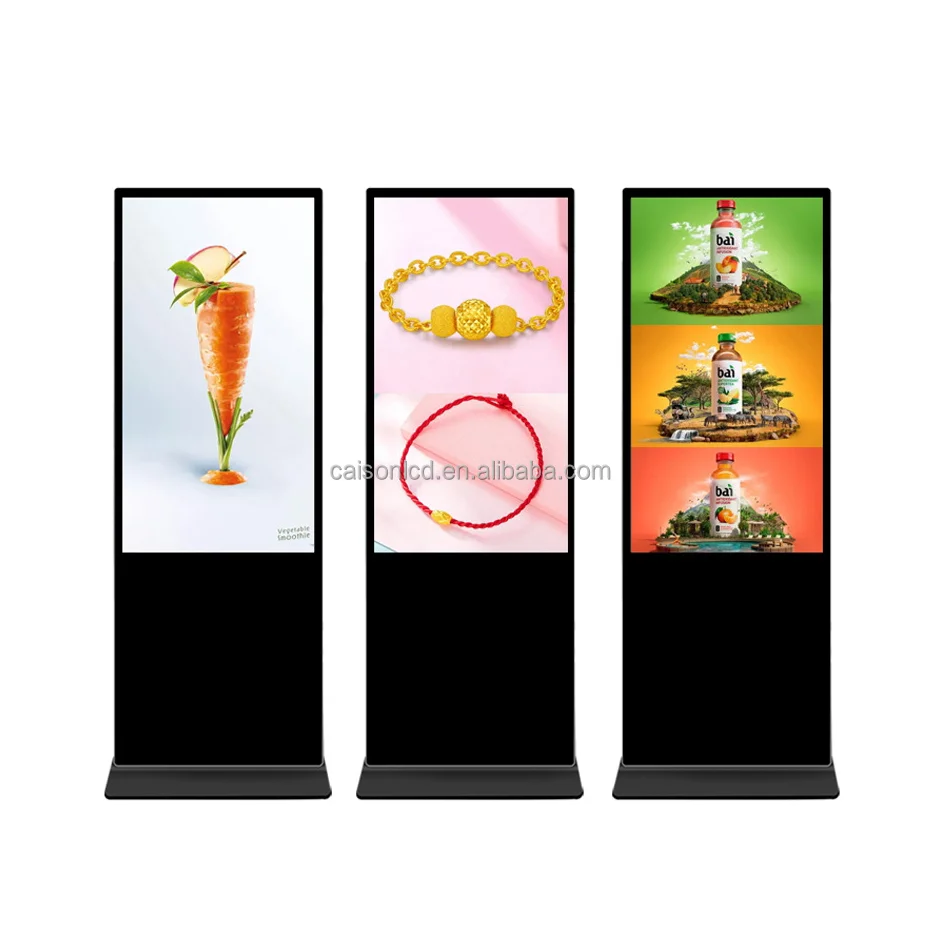 55 inch 4K Vertical Digital stand 800 nit LCD advertising display Capacitive touch Digital signage and display DV550QUM-N10 details