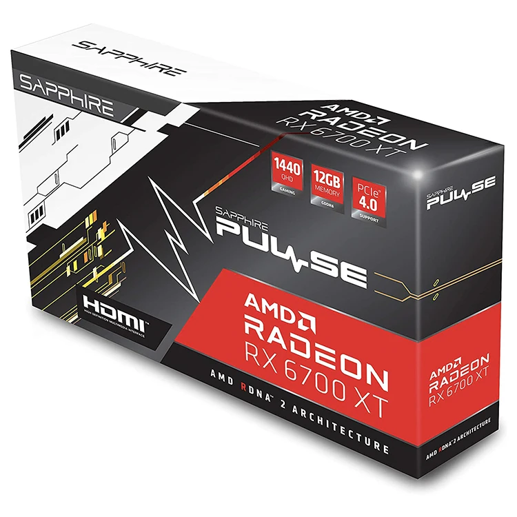 Sapphire Pulse Amd Radeon Rx 6700 Xt 12g Gaming Graphics Card - Buy Rx 6700  Xt 12g,Sapphire Pulse Rx 6700 Xt,Amd Rx 6700 Xt Product on Alibaba.com