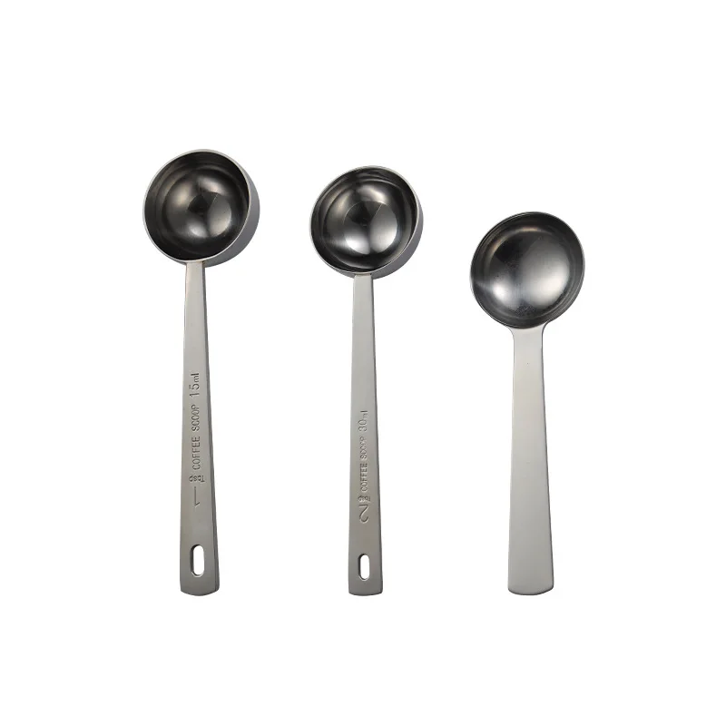 Metal Coffee Scoop Thicken Stainless Steel 304 Measurement Spoon For